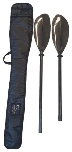 Planche à Pagaie 35 AirCanoe Full Carbone Kayak Paddle 2 Parts 210-220 Cm