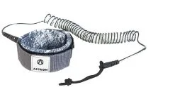 Aztron 8' Basic Coil Leash Gray