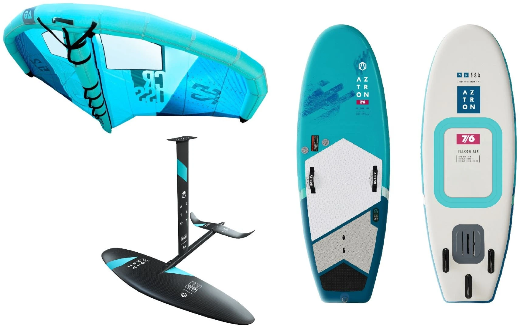 Aztron Wing Foil Package Deal - Board+Foil Rocket+Wing 6,2 3 Aztron Wing Foil Package Deal - Board+Foil Rocket+Wing 6,2