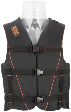 Besto Ski Gilet De Sauvetage XS -Planche à Pagaie besto ski zwemvest xs black orange 1