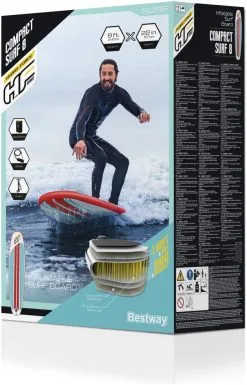 Bestway Hydro-Force Compact Surf 8 -Planche à Pagaie bestway hydro force compact surf 8 4