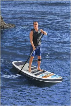 Bestway Hydro-Force White Cap 10'0 Convertible Set -Planche à Pagaie bestway hydro force white cap 10 0 convertible set 7