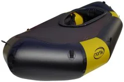 Nortik TrekRaft Expedition Avec Afdekzeil Packraft Yellow-Black -Planche à Pagaie nortik trekraft expedition met afdekzeil packraft yellow black 1