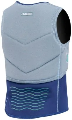 Prolimit Womens Fire Vest Half Padded Front Zip -Planche à Pagaie prolimit womens fire vest half padded front zip blue navy turquise 5