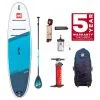 Red Paddle Co. Red Paddle Co 10'6 Ride MSL Inflatable SUP + Cruiser Tough Paddle White-Blue-Dark Blue -Planche à Pagaie red paddle co 10 6 ride msl inflatable sup cruiser tough paddle white blue dark blue 0