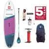 Red Paddle Co. Red Paddle Co 10'6 Ride MSL Inflatable SUP + Cruiser Tough Paddle White-Purple-Dark Blue -Planche à Pagaie red paddle co 10 6 ride msl inflatable sup cruiser tough paddle white purple dark blue 0