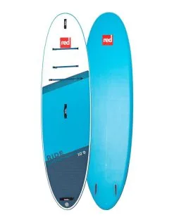 Red Paddle Co. Red Paddle Co 10'8 Ride MSL Inflatable SUP + Cruiser Tough Paddle White-Blue-Dark Blue -Planche à Pagaie red paddle co 10 8 ride msl inflatable sup hybrid tough paddle white blue dark blue 1