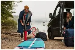 Red Paddle Co. Red Paddle Co 11'0 Compact MSL Inflatable SUP White-Teal-Dark Blue -Planche à Pagaie red paddle co 11 0 compact msl inflatable sup white teal dark blue 7