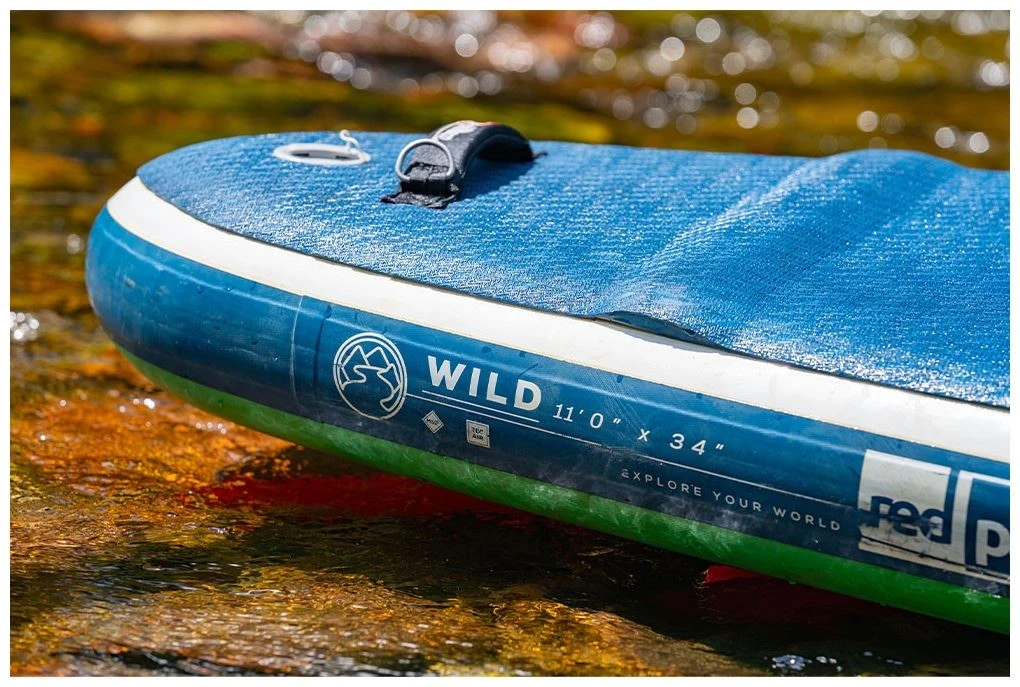 Red Paddle Co. Red Paddle Co 11'0 Wild MSL Inflatable SUP White-Teal-Dark Blue 9 Red Paddle Co. Red Paddle Co 11'0 Wild MSL Inflatable SUP White-Teal-Dark Blue – Image 7