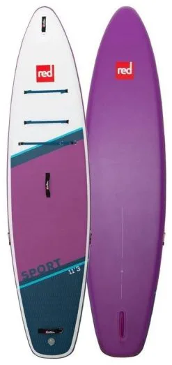 Red Paddle Co. Red Paddle Co 11'3 Sport MSL Inflatable SUP White-Purple-Dark Blue