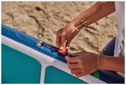 Red Paddle Co. Red Paddle Co 12'0 Compact MSL Inflatable SUP White-Teal-Dark Blue -Planche à Pagaie red paddle co 12 0 compact msl inflatable sup white teal dark blue 5