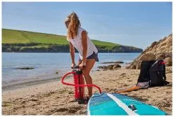 Red Paddle Co. Red Paddle Co 12'0 Compact MSL Inflatable SUP White-Teal-Dark Blue -Planche à Pagaie red paddle co 12 0 compact msl inflatable sup white teal dark blue 8