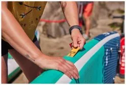 Red Paddle Co. Red Paddle Co 12'0 Voyager MSL Inflatable SUP + Prime Paddle White-Teal-Dark Blue -Planche à Pagaie red paddle co 12 0 voyager msl inflatable sup prime paddle white teal dark blue 4