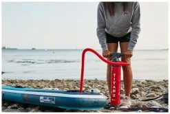 Red Paddle Co. Red Paddle Co 12’8 Sport MSL Inflatable SUP + Hybrid Tough Paddle White-Blue-Dark Blue -Planche à Pagaie red paddle co 12 6 sport msl inflatable sup hybrid tough paddle white blue dark blue 6