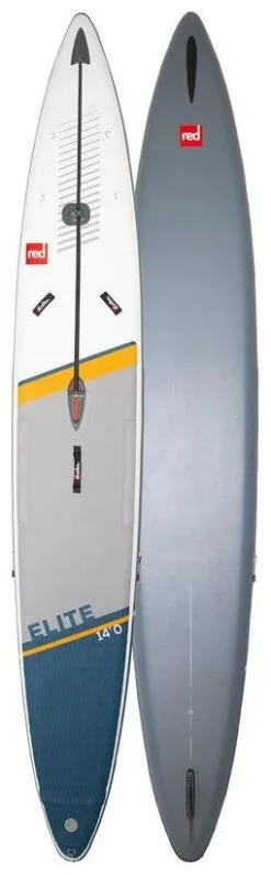 Red Paddle Co. Red Paddle Co 14'0 Elite MSL Inflatable SUP White-Grey-Dark Blue-Orange -Planche à Pagaie red paddle co 14 0 elite msl inflatable sup white grey dark blue orange 0