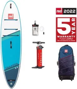 Red Paddle Co. Red Paddle Co 9'4 Snapper MSL Kids Inflatable SUP White-Blue-Dark Blue -Planche à Pagaie red paddle co 9 4 snapper msl kids inflatable sup white blue dark blue 4