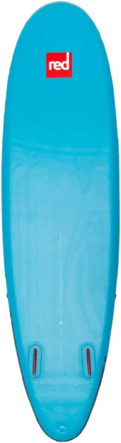 Red Paddle Co. Red Paddle Co 9'8 Ride MSL Inflatable SUP + Cruiser Tough Paddle White-Blue-Dark Blue -Planche à Pagaie red paddle co 9 8 ride msl inflatable sup hybrid tough paddle white blue dark blue 3