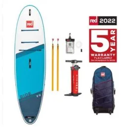Red Paddle Co. Red Paddle Co 9'8 Ride MSL Inflatable SUP White-Blue-Dark Blue -Planche à Pagaie red paddle co 9 8 ride msl inflatable sup white blue dark blue 4