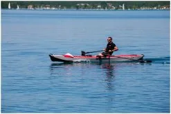 Row On Air RowVista Rowing Skid + 1P RowVista Avirons -Planche à Pagaie row on air rowvista rowing skid 1p rowvista riemen yoke flat 7 5