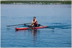 Row On Air RowVista Rowing Skid + 1P RowVista Avirons -Planche à Pagaie row on air rowvista rowing skid 1p rowvista riemen yoke flat 8 5