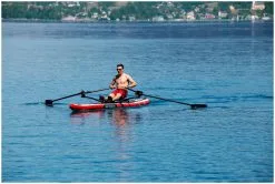 Row On Air RowVista Rowing Skid + 1P RowVista Avirons -Planche à Pagaie row on air rowvista rowing skid 1p rowvista riemen yoke flat 9 5