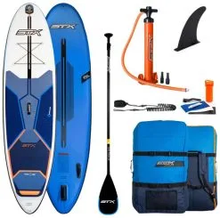 STX I-Sup Freeride 11'6" X 32 X 6' 280L Blue-Orange -Planche à Pagaie stx isup freeride 11 6 x 32 x 6 blue orange 0 1