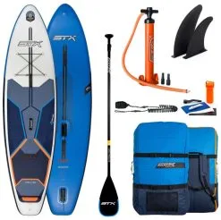STX I-Sup Hybrid Cruiser Junior 8' X 28" X 4 ' 2022 Blue-Orange -Planche à Pagaie stx isup hybrid cruiser junior 8 x 28 x 4 blue orange 0 1