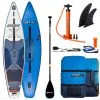 STX I-Sup Hybrid Tourer 11'6" X 32 X 6' Blue-Orange -Planche à Pagaie stx isup hybrid tourer 11 6 x 32 x 6 blue orange 0